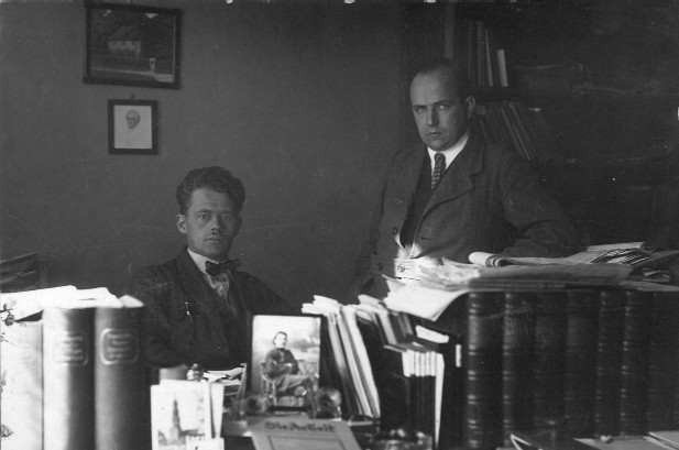 Lothar Erdmann u. Franz Josef Furtwngler 1923 -  Foto AdsD FOTA071420