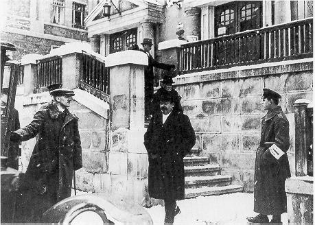 Friedrich Ebert, Eduard David und Philipp Scheidemann