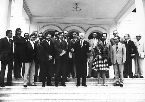IALHI-Konferenz 1973: Empfang bei Bundespräsident Gustav Heinemann