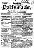 Schlesische Volkswacht 1891-Nr. 1