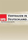 Titelblatt des Wahlmanifestes der SPD 2005 Titelblatt des Wahlmanifestes der SPD 2005