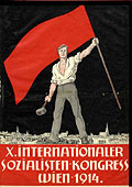 Plakat zum Sozialistenkongress 1914 in Wien Plakat zum Sozialistenkongress 1914 in Wien
