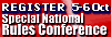 Observer's Registration - Special National Rules Conference